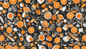 orange flecken auf der hand